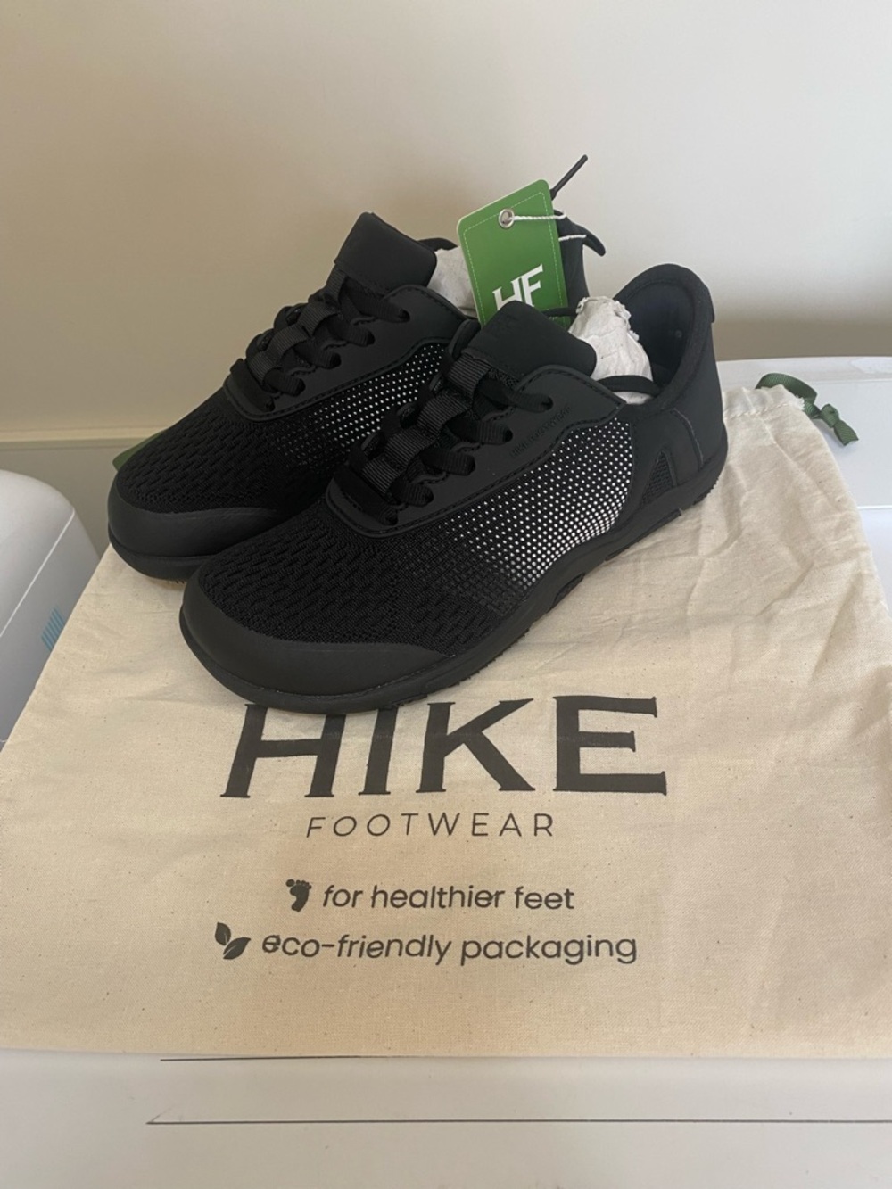 HIKE Stride Women's Black Athletic Shoes - Lightweight Comfort